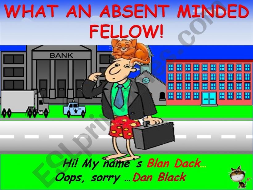 What An Absent Minded Fellow Cartoon game  Part 1 (3)