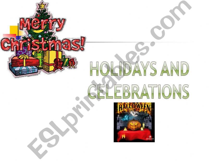 holidays and celebrations powerpoint