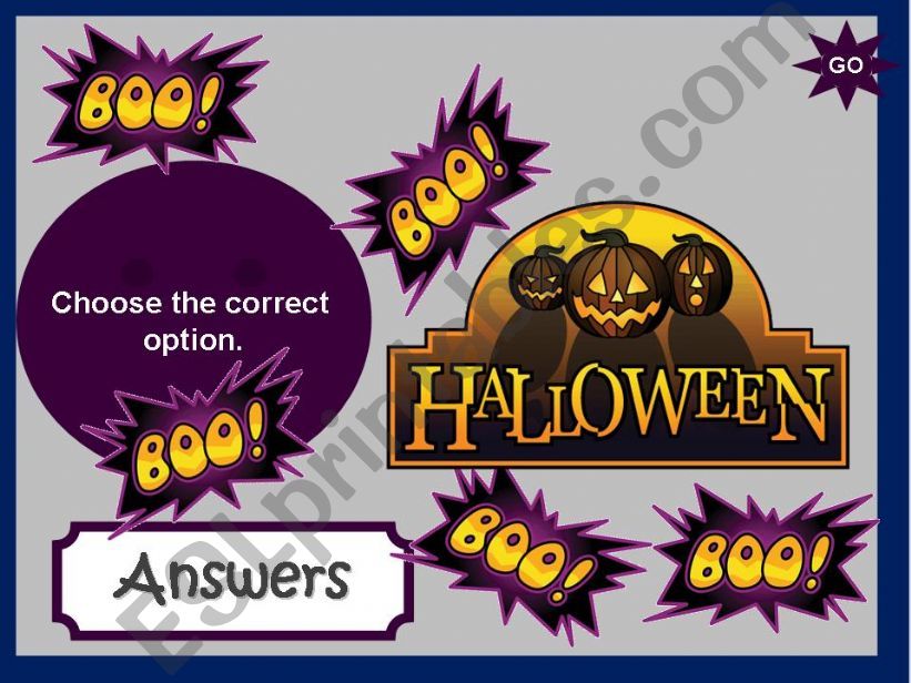 HALLOWEEN GAME ( 1/ 3) powerpoint