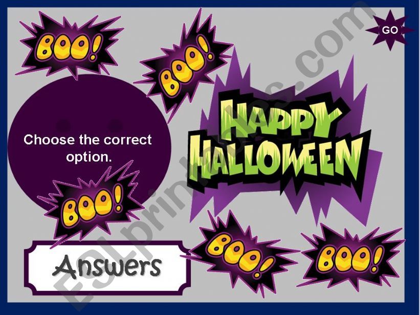 HALLOWEEN GAME - (2/3) powerpoint
