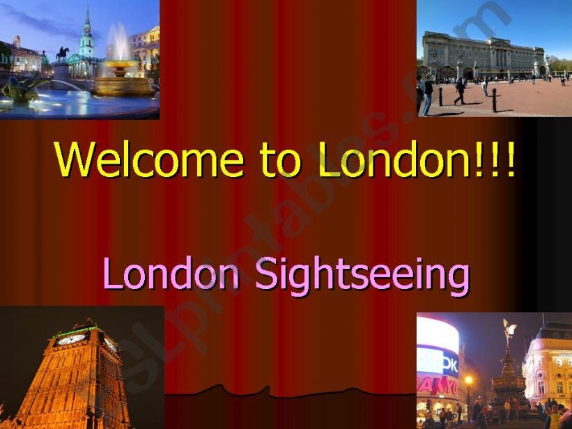 LONDON SIGHTSEEING PowerPoint powerpoint