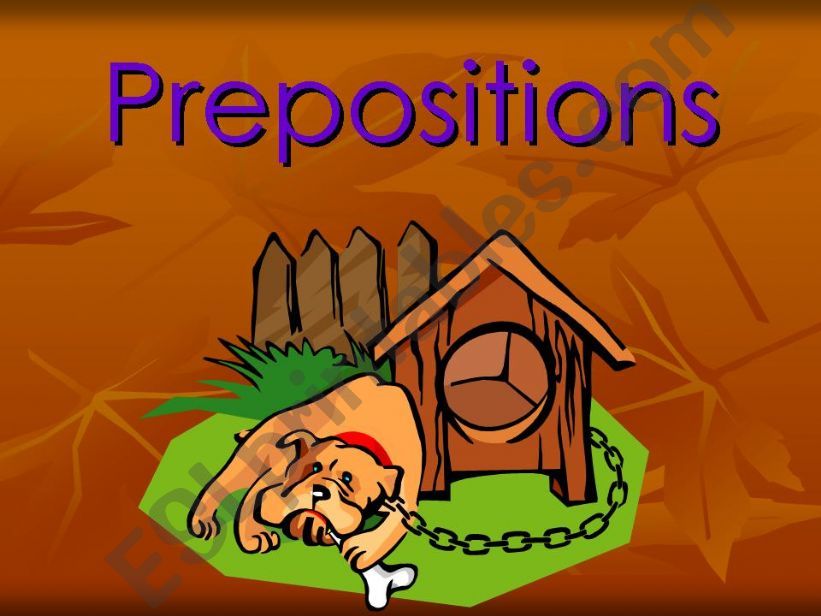 Prepositions powerpoint