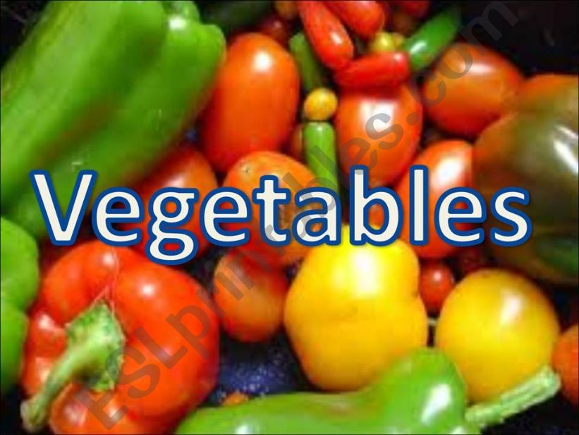 Vegetables powerpoint