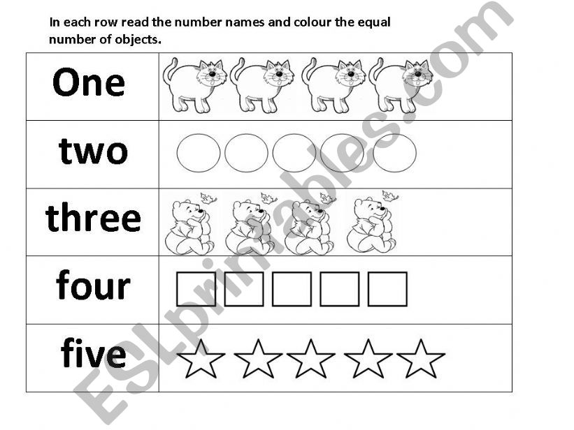 number names powerpoint