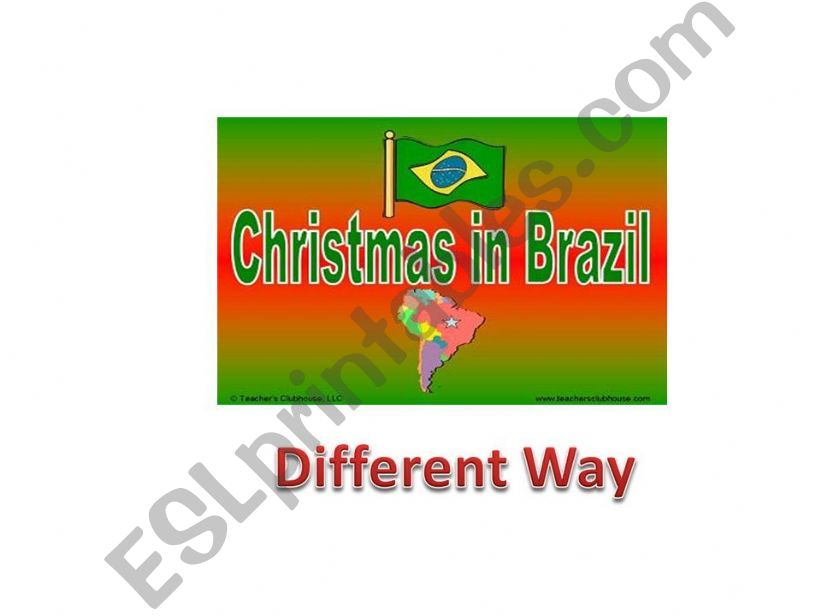 Xmas in Brazil powerpoint