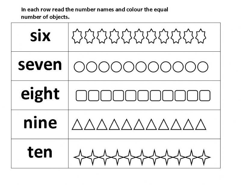 number name powerpoint