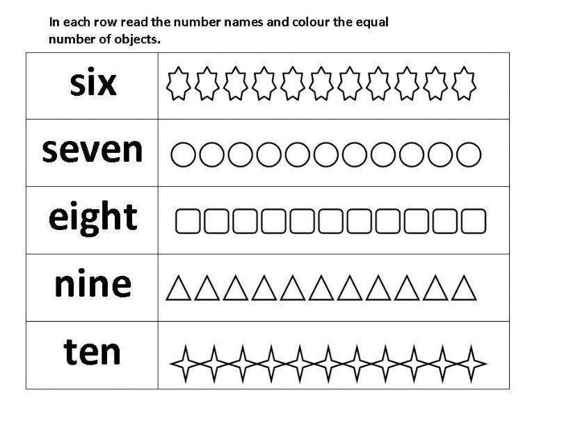 number name powerpoint