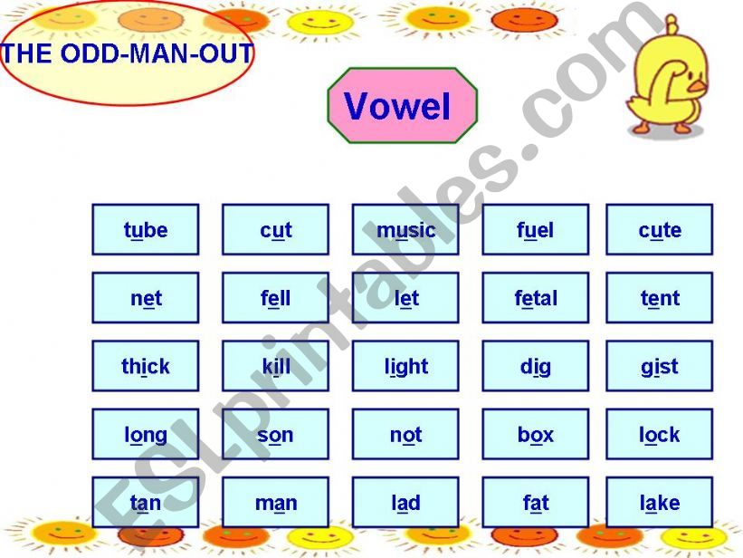 the odd-man-out powerpoint
