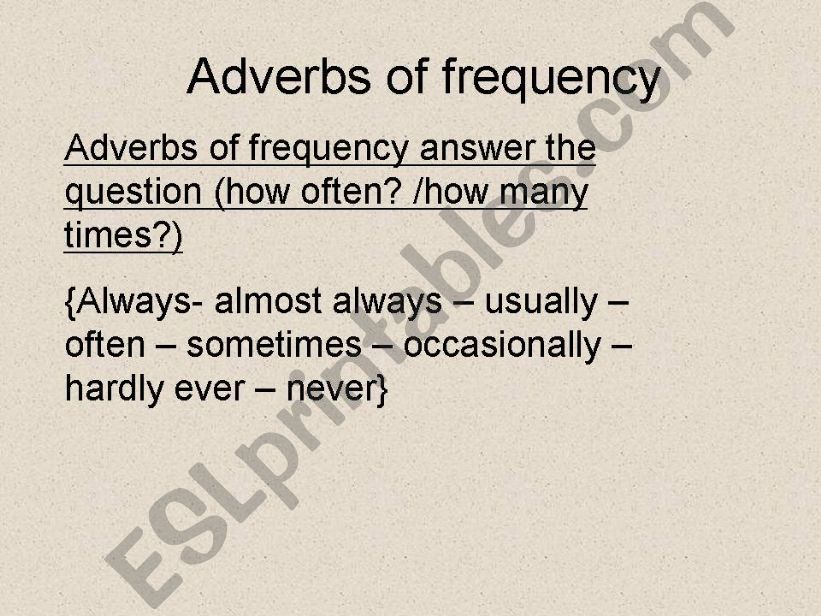 adverbs  powerpoint