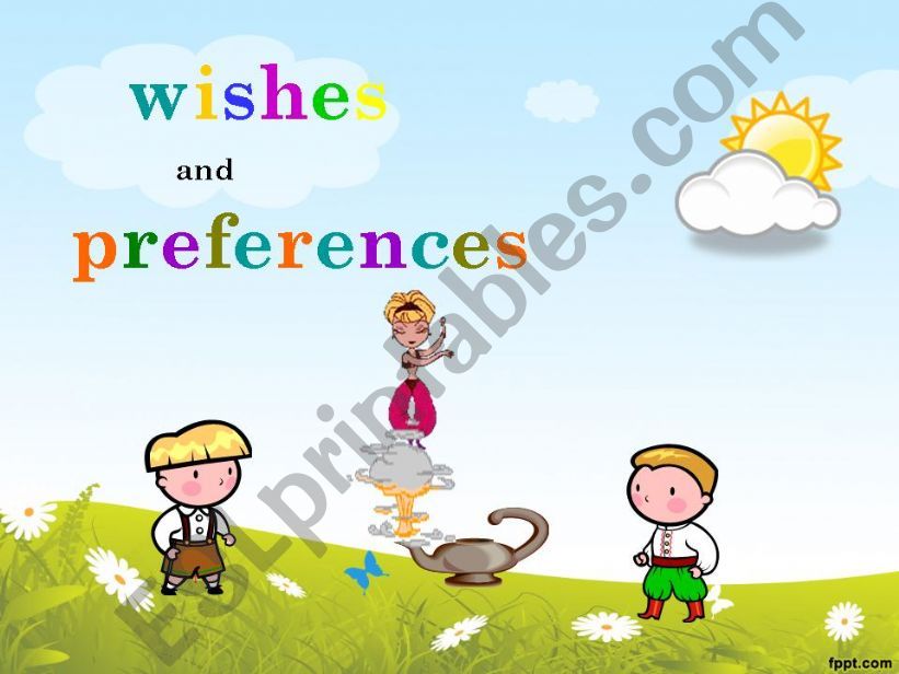 Wishes and Preferences powerpoint