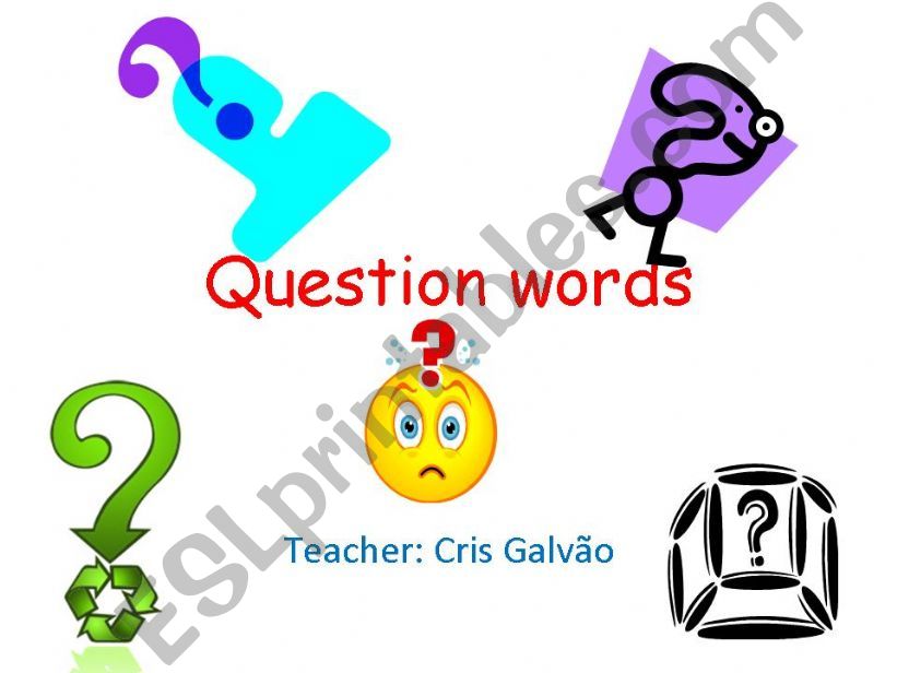 Question words with simple present explanation