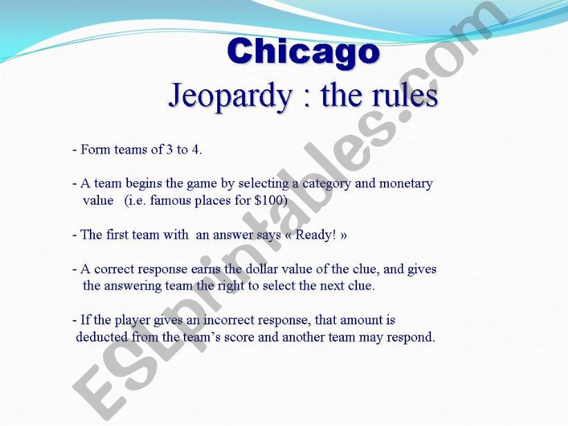 chicago- part 3 powerpoint