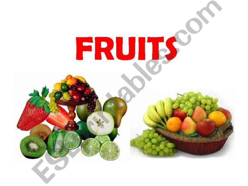 Fruits powerpoint