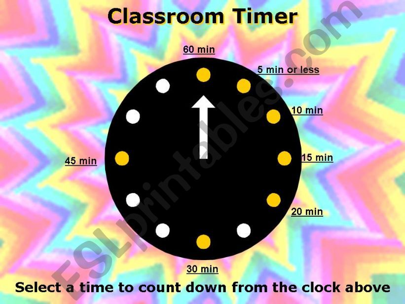 Interactive Class Countdown Timer