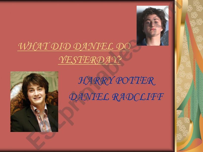 Past Simple with Harry Potter powerpoint