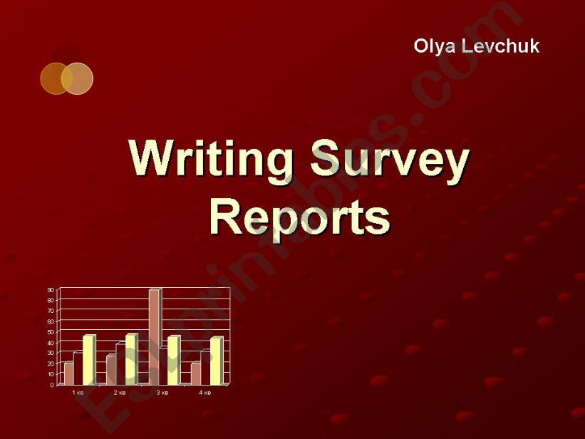 How to Write a Survey Report. powerpoint
