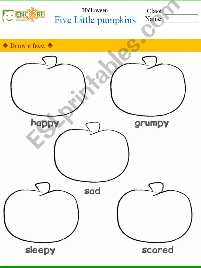 Five Little Pumpkins powerpoint