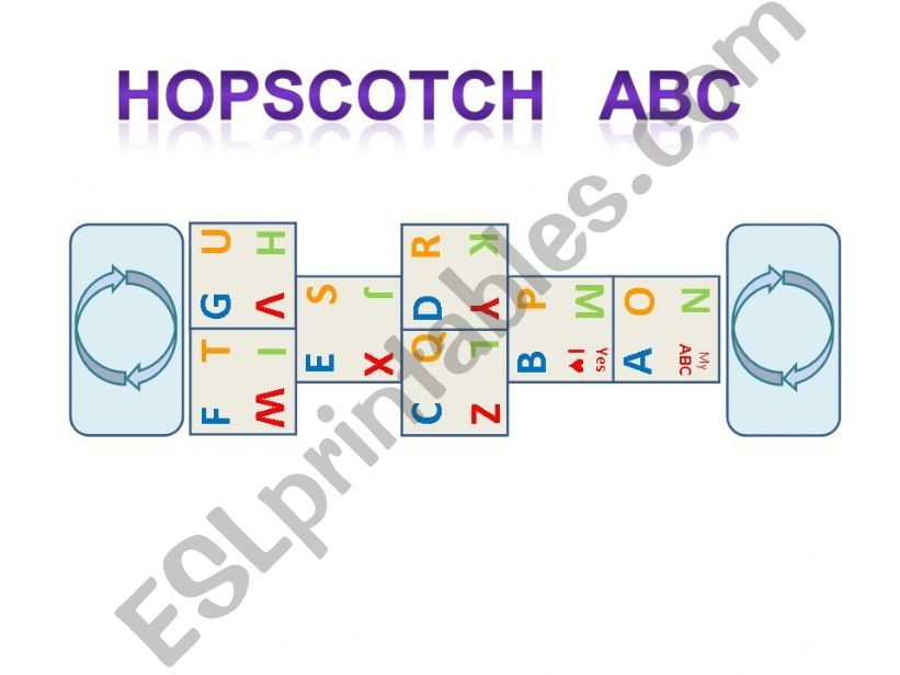 Hopscotch ABC powerpoint