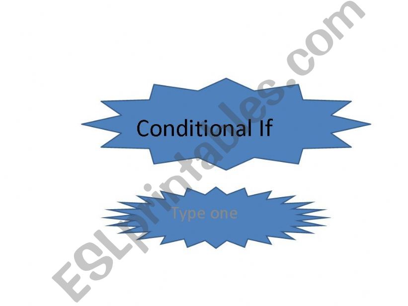 Conditional If (type one) powerpoint