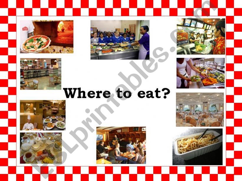 Eating Places powerpoint