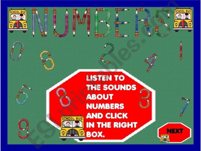 NUMBERS FROM 20 TO 10000 (GAME TWO) WITH SOUND
