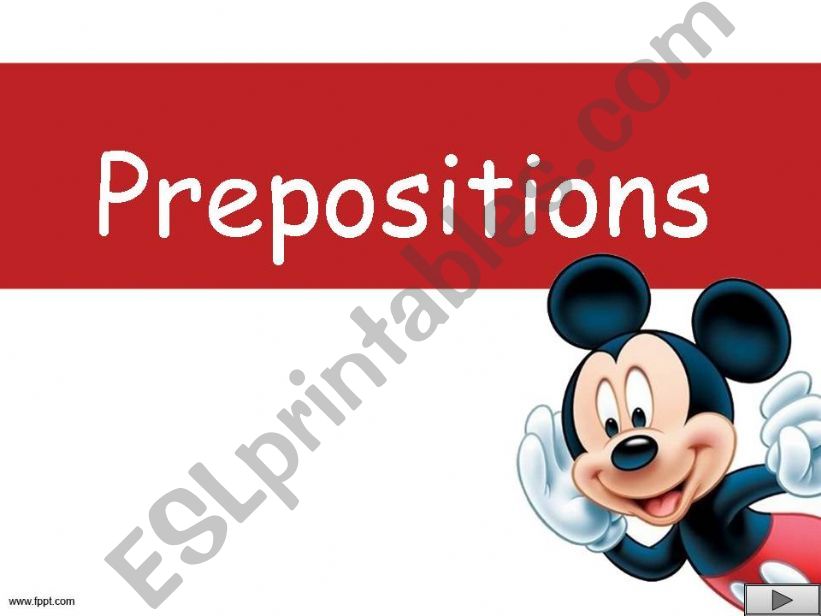 Prepositions powerpoint