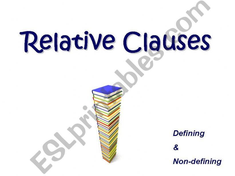 Relative Clauses powerpoint