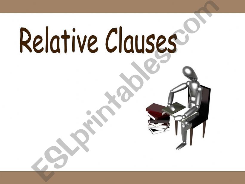 Relative Clauses powerpoint