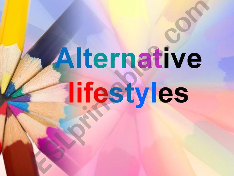 alternative lifestyles  powerpoint