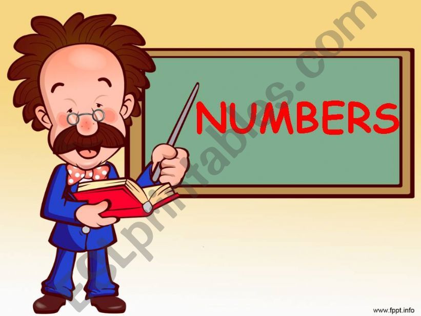 NUMBERS powerpoint