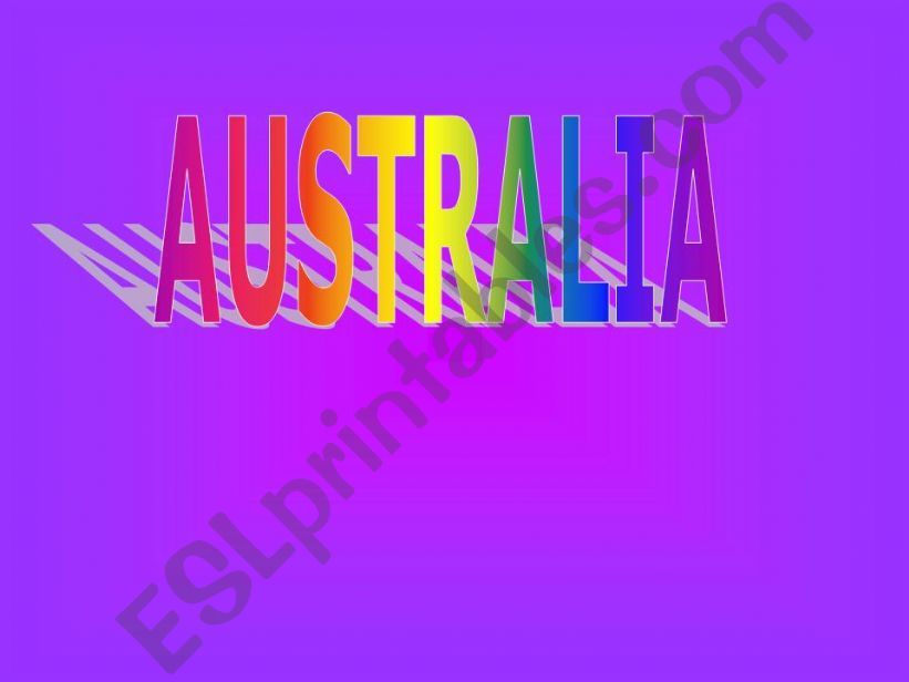 Australia powerpoint