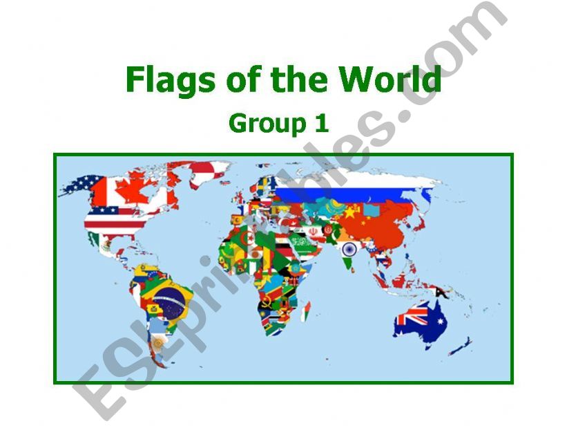 World Flags 1 powerpoint