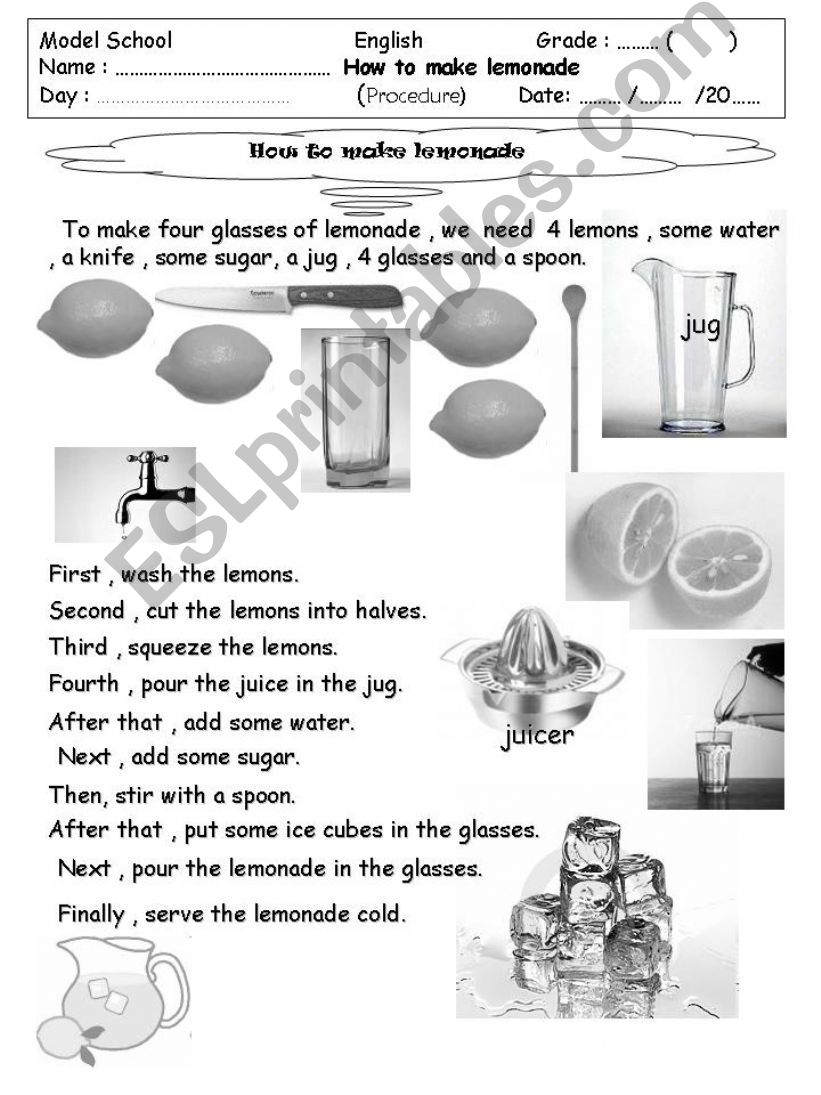 procedure writing  powerpoint