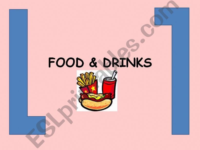 FOOD & DRINKS powerpoint