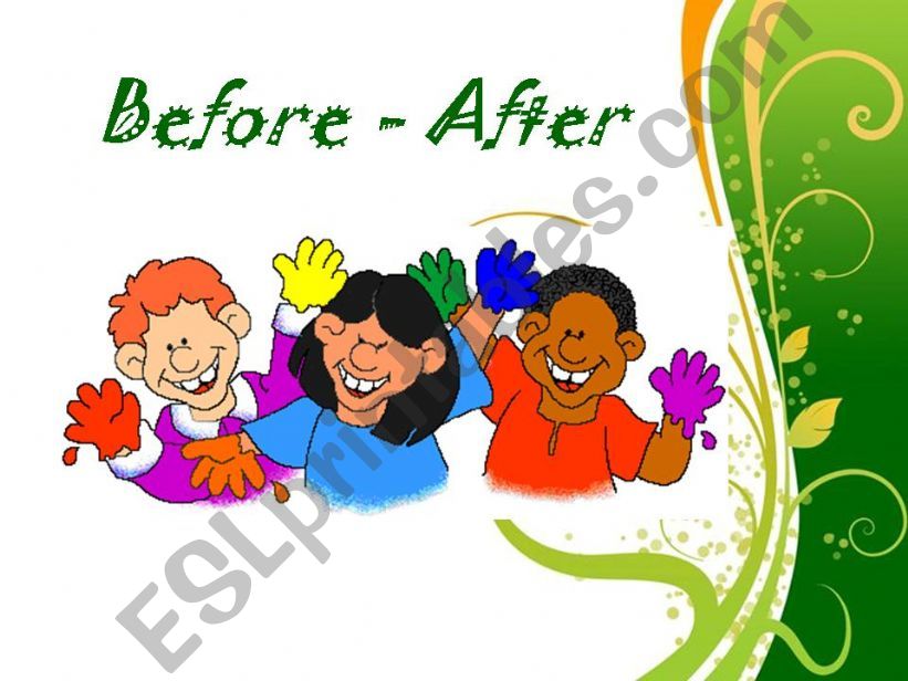 Before - After Exercises powerpoint
