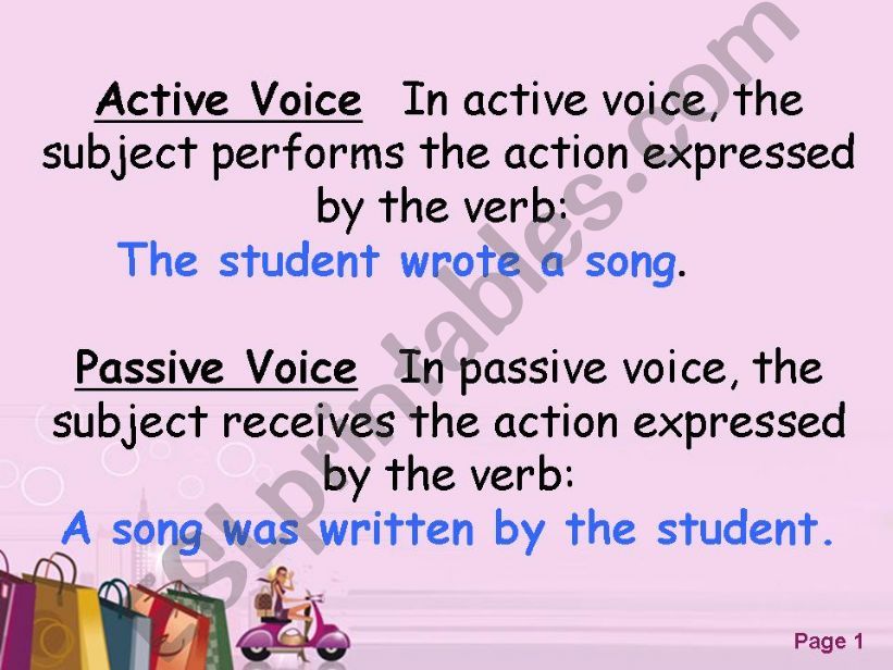 Passive Voice powerpoint