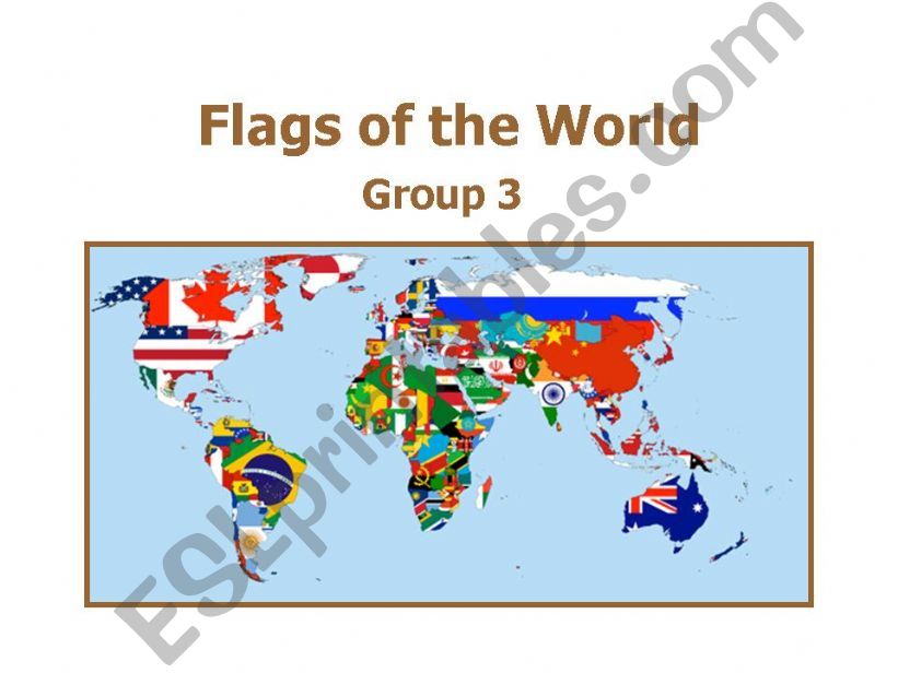 World Flags 3 powerpoint