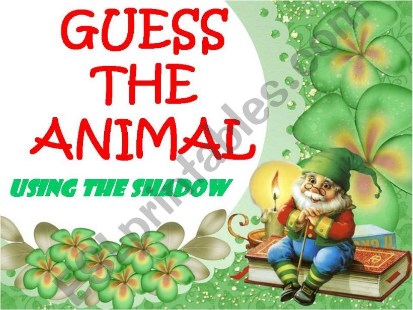 GUESS THE ANIMAL using their shadows! F - A - N - T - A - S - T - I - C! (with key)