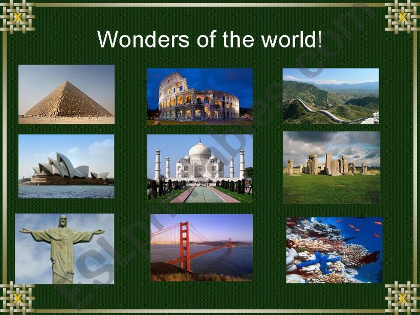 Wonders of the world review (disappearing facts!)