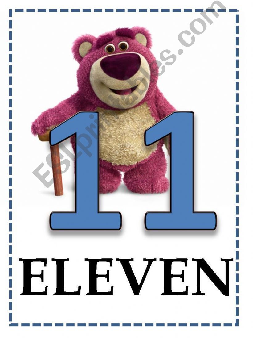 TOY STORY NUMBERS powerpoint