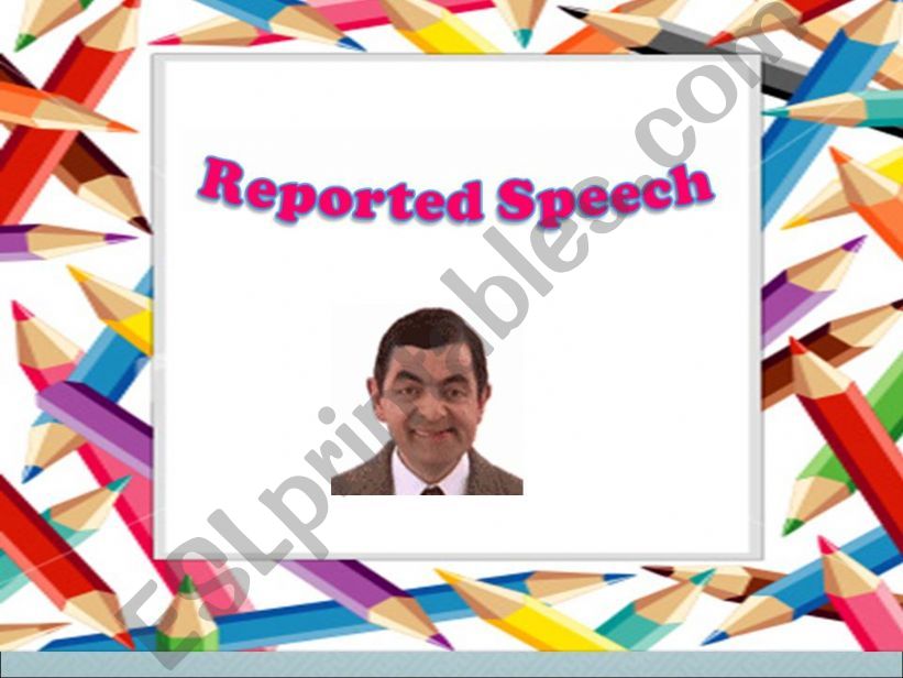 Reported Speech powerpoint