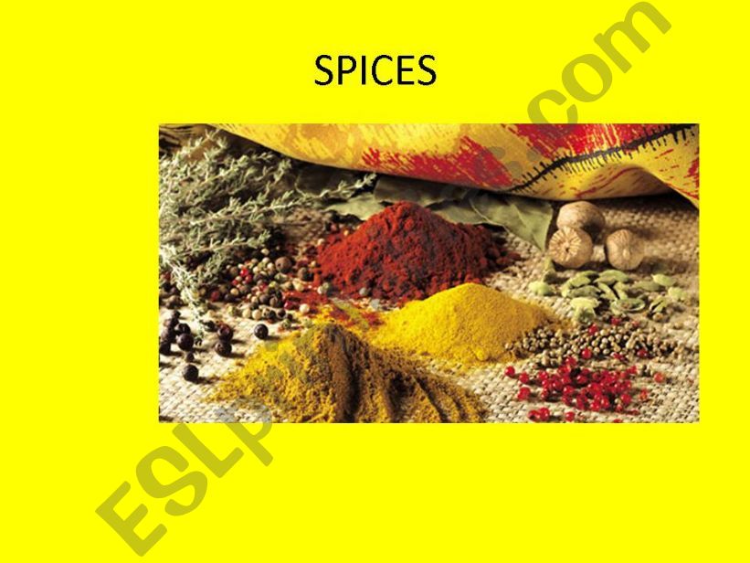 SPICES powerpoint