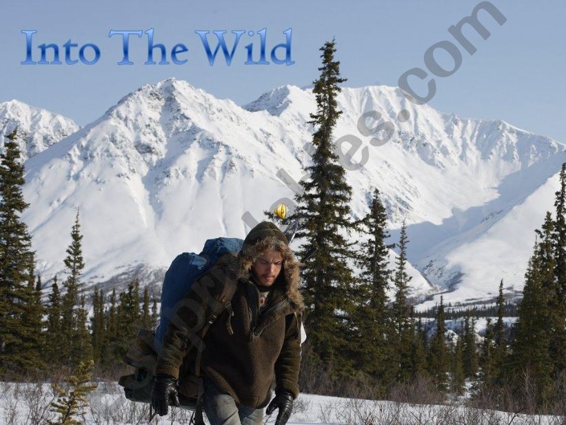 INTO THE WILD powerpoint>music, images