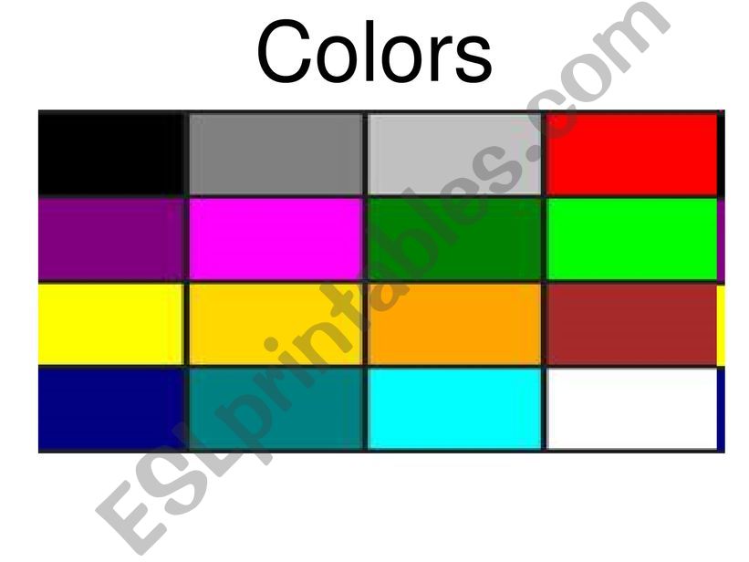colors powerpoint