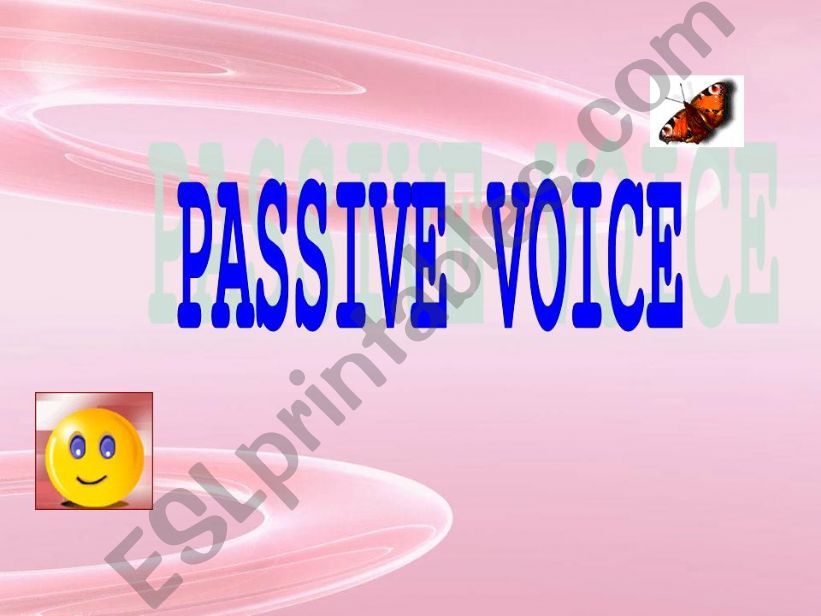 passive voice powerpoint
