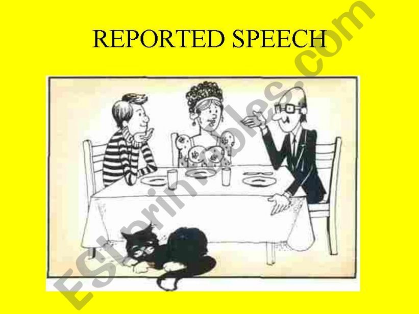 Direct & Reported Speech powerpoint