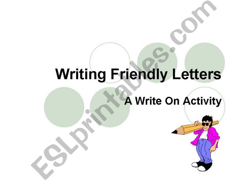 letter writing powerpoint