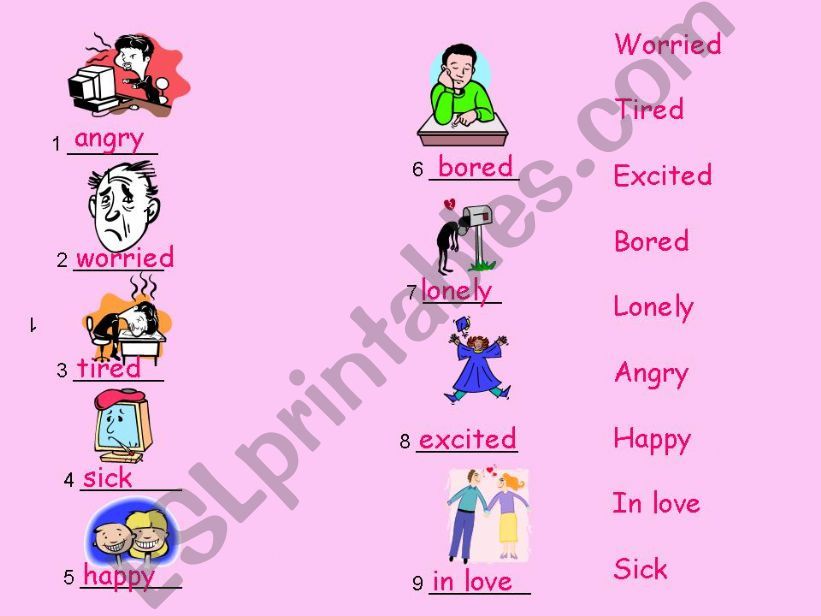 feelings and emotions powerpoint