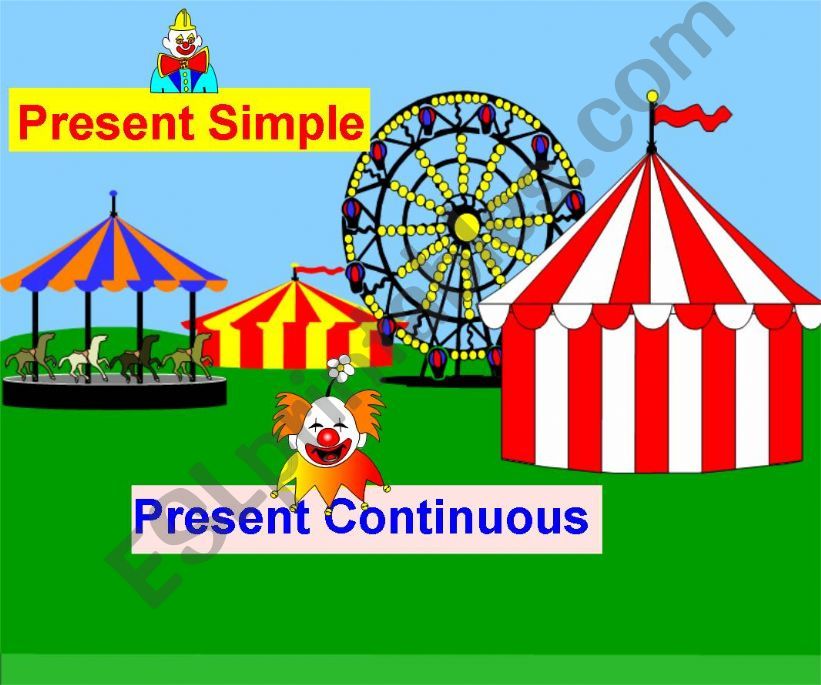 Present Simple and Present Continuous (part 1)