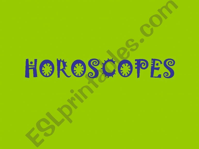 horoscopes powerpoint
